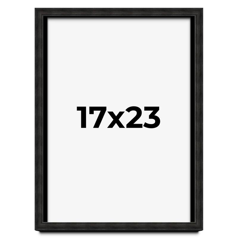 17x23 Shadow Box Black Rustic Barnwood Display Frame | 1.125 Inch