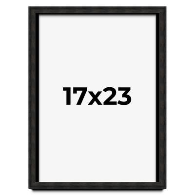 17x23 Shadow Box Black Rustic Barnwood Display Frame | 1.125 Inch