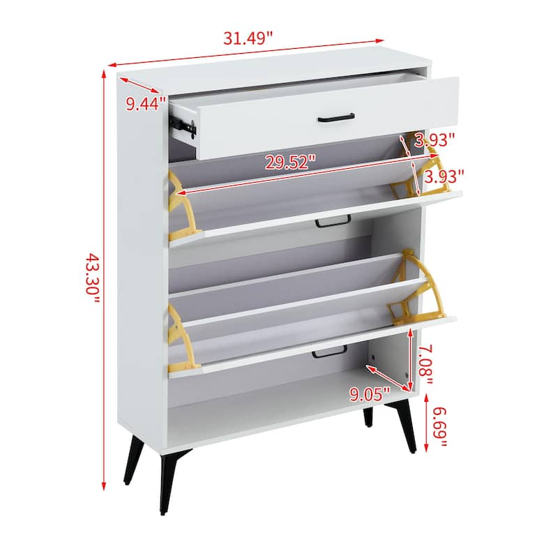 GEITIN Shoe Storage Cabinet with Shelves