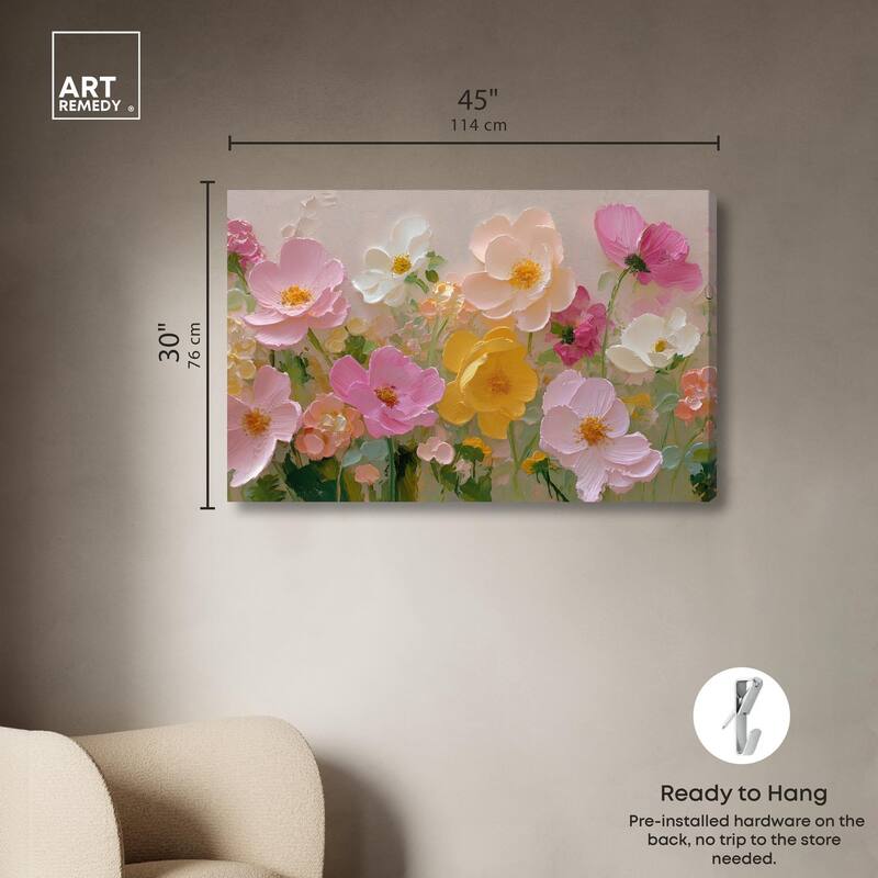 Expressed in Petals II Canvas by Art Remedy, Gallery Wrapped