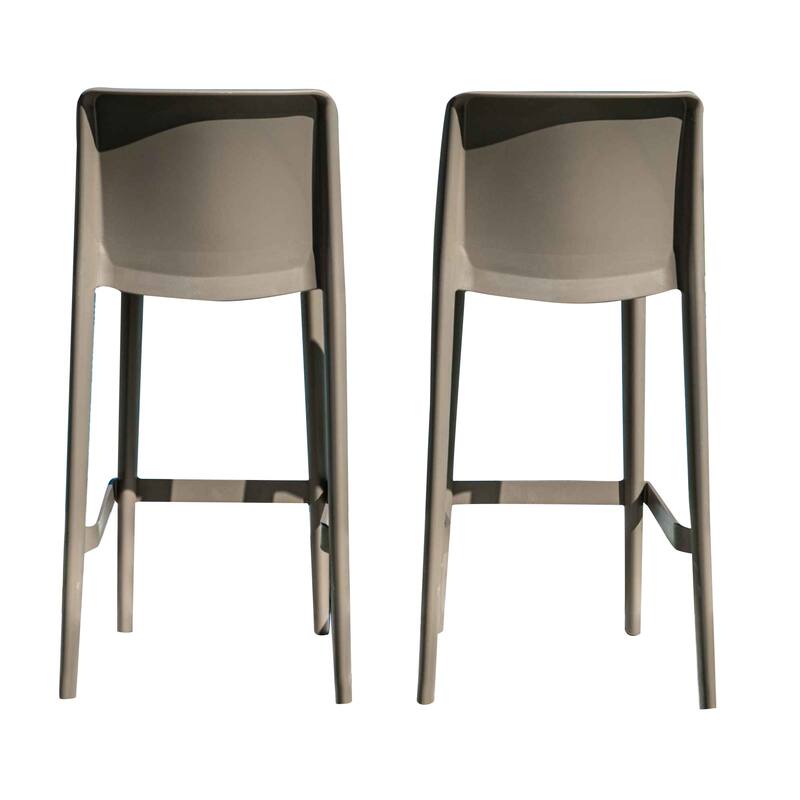 Luna Set of 2 Barstools - Cappuccino