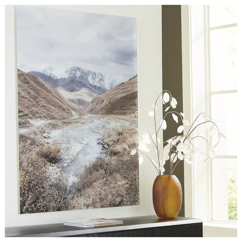 Signature Design by Ashley Darinby Grey/Brown Wall Art - 36.25" W x 0.88" D x 48" H
