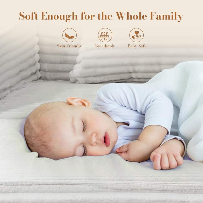 L-Shaped Modular Sectional Sofa,3-Seater with Ottoman,Striped Corduroy Fabric for Home, Apartment, Office