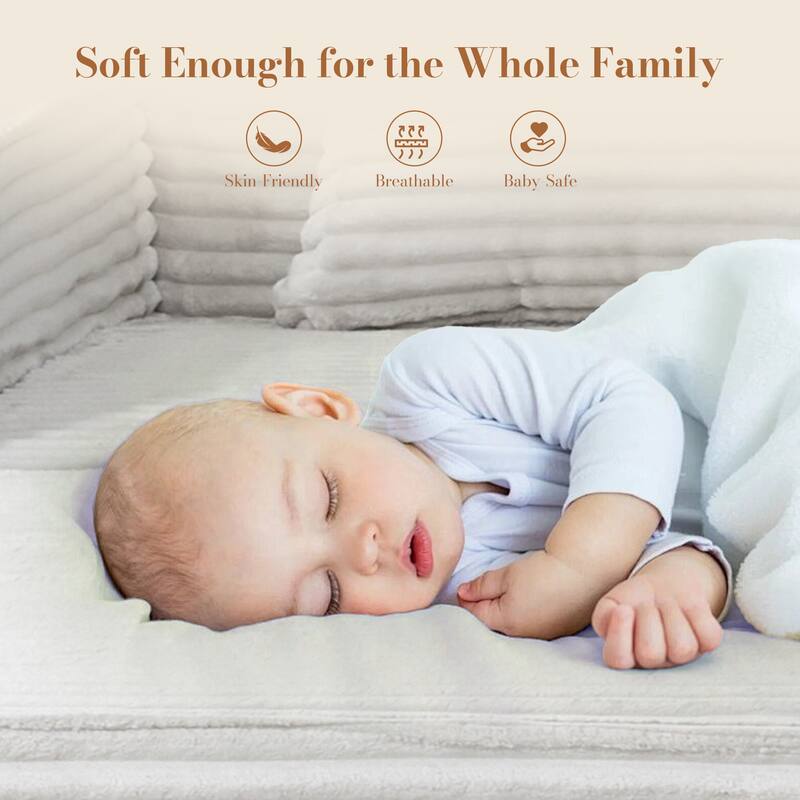 L-Shaped Modular Sectional Sofa with Ottoman, Striped Corduroy Deep Seat Cloud Couch, Compressed 3-Seat Sofa for Home, Apartment