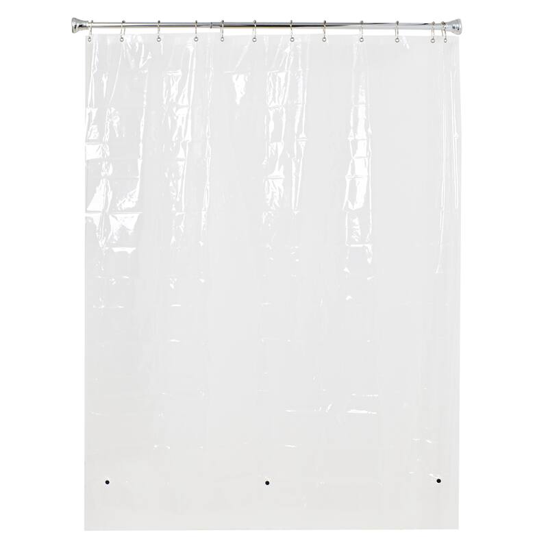 Utopia Alley 4.8G Clear PEVA Shower Liner - Clear Shower Curtain Liner, Transparent PEVA Shower Curtain(72"x72")