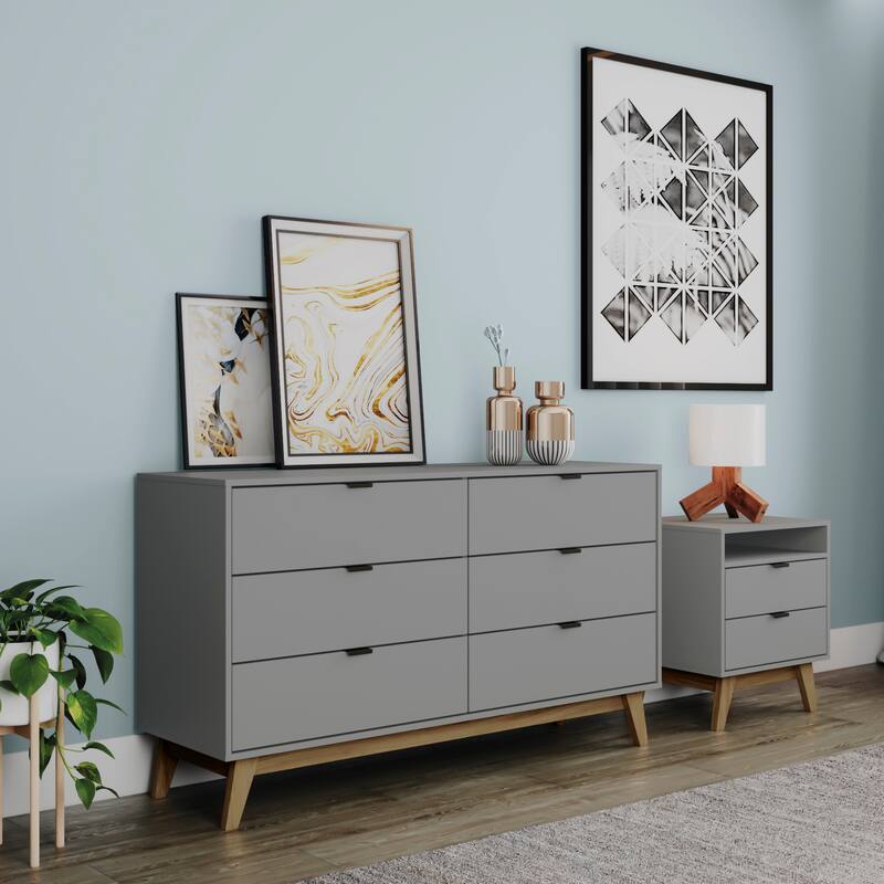 Kappesberg New Hanford 2-Piece Bedroom Set with one (1) Dresser and one (1) Nightstand