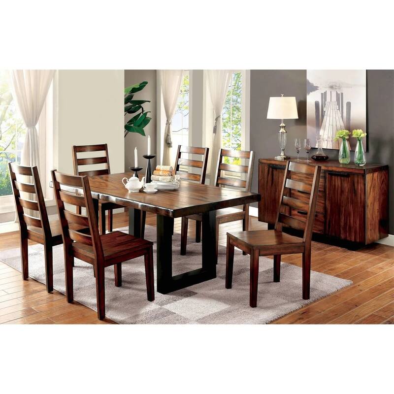 Set of 2 Wooden Dining Chairs