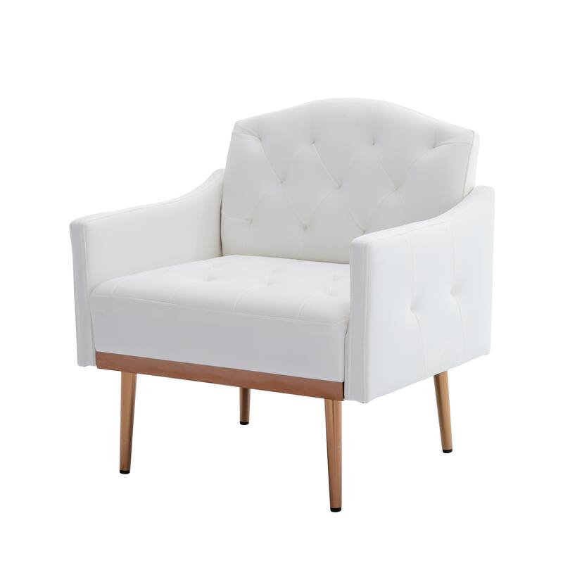 Tufted Decorative Fabric Armchair