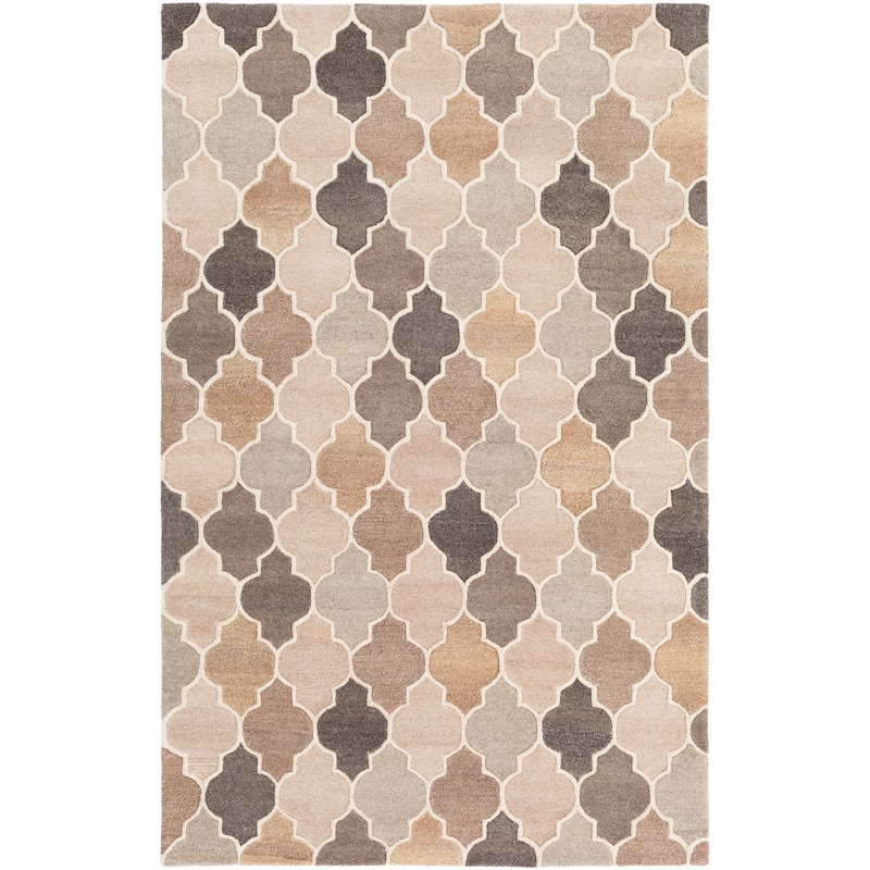 Randall Handmade Geometric Moroccan Wool Area Rug