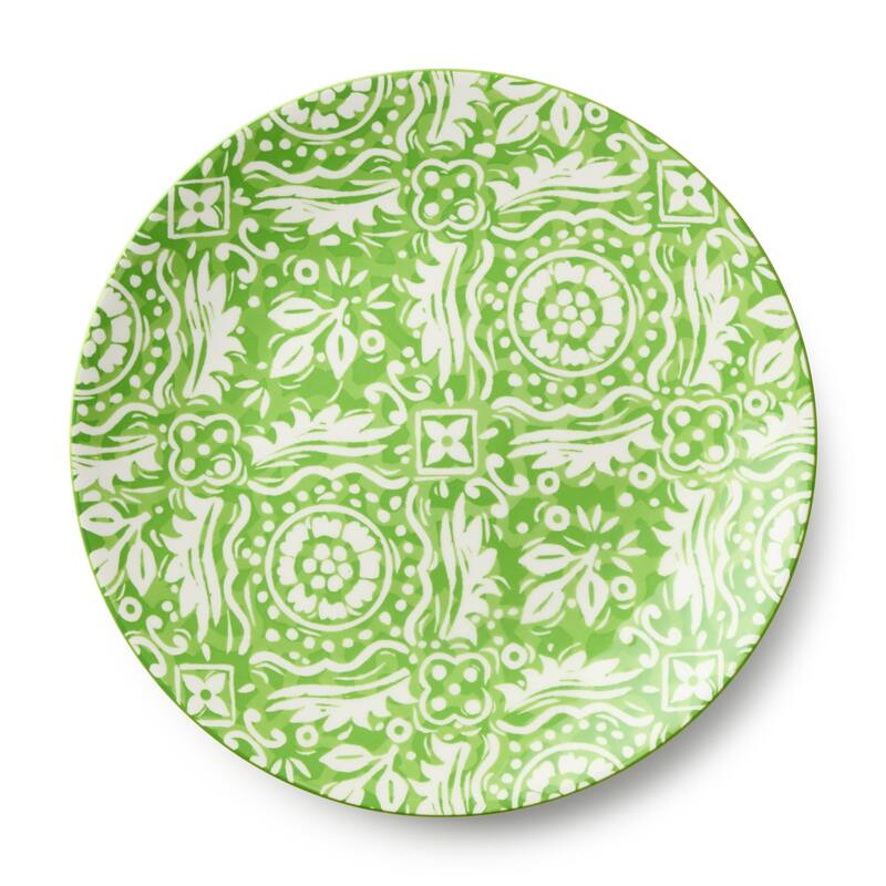 Certified International Pavillion 10.5" Dinner Plates, Set of 6 Assorted Designs - 10.50"L x 10.50"W x 1.13"H