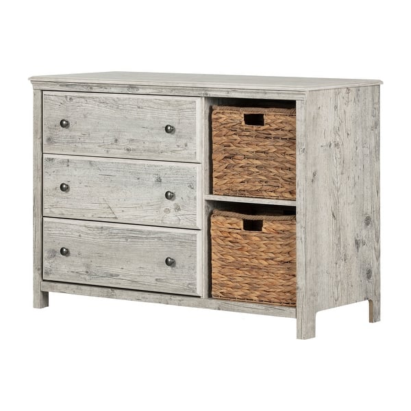 white christmas dresses Dresser - 3-Drawer | Cotton Candy | South Shore Furniture main image 1