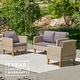 preview thumbnail 6 of 14, Brookside Chloe Rattan Outdoor Seating Collection