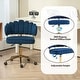 preview thumbnail 18 of 23, Velvet Modern Adjustable Office Desk Computer Swivel Chair