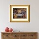 preview thumbnail 7 of 5, Framed Art Print 'Last Supper' by Sarah Jenkins 30 x 25-inch