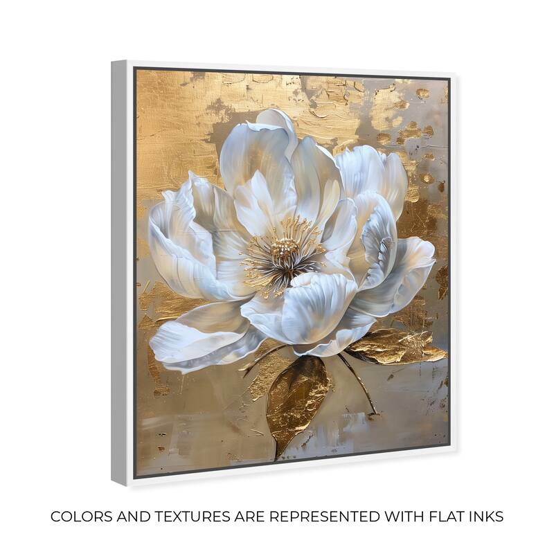 Athenas Flower Canvas Glamorous Feminine Wall Art by Art Remedy