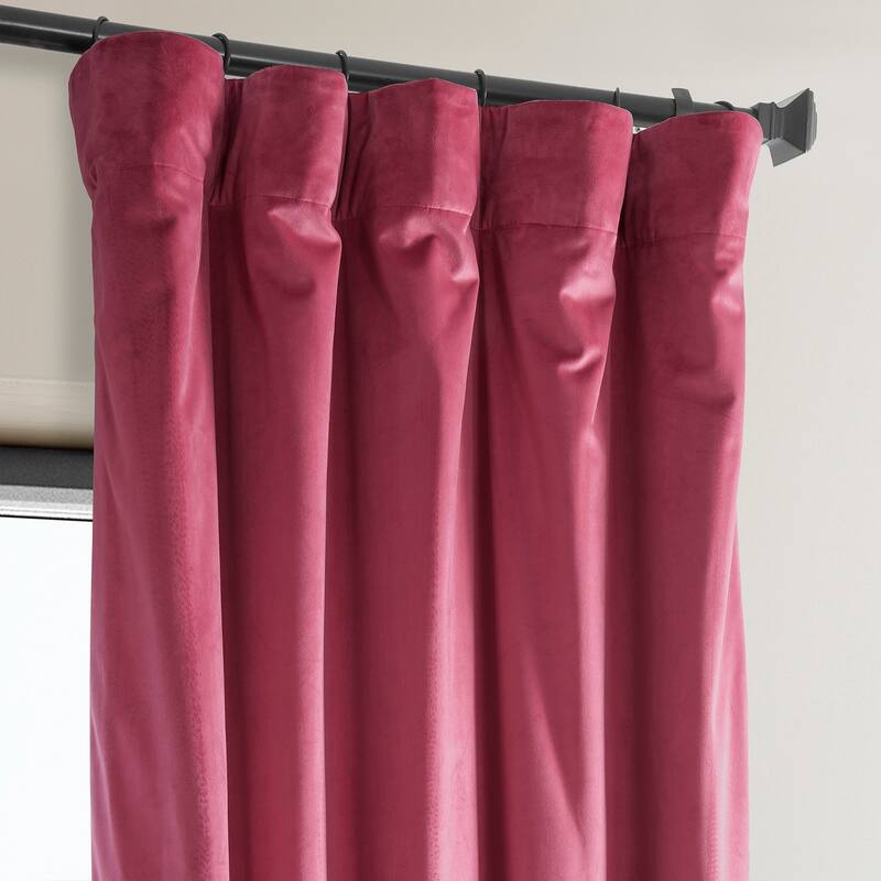 Exclusive Fabrics Heritage Plush Velvet Curtain (1 Panel)
