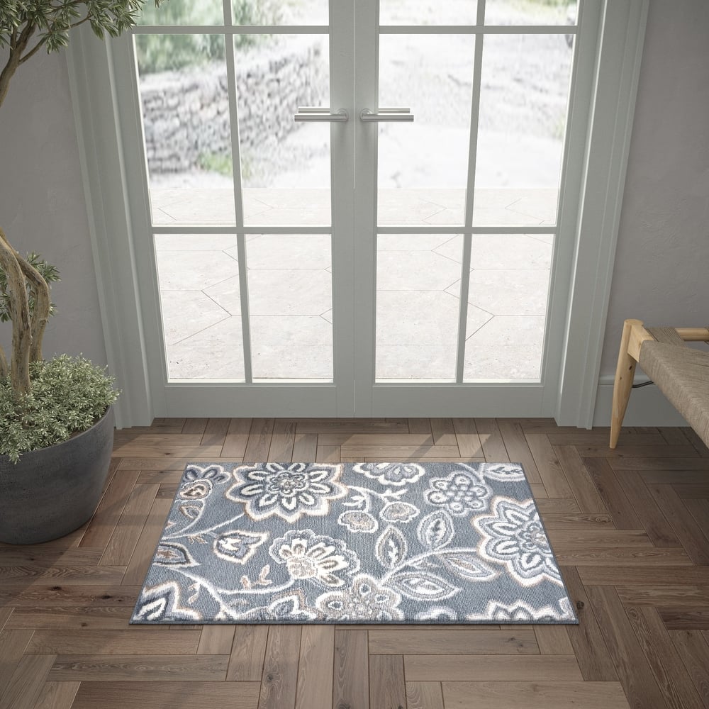 Carrington Transitional Floral & Botanical Indoor Area Rug