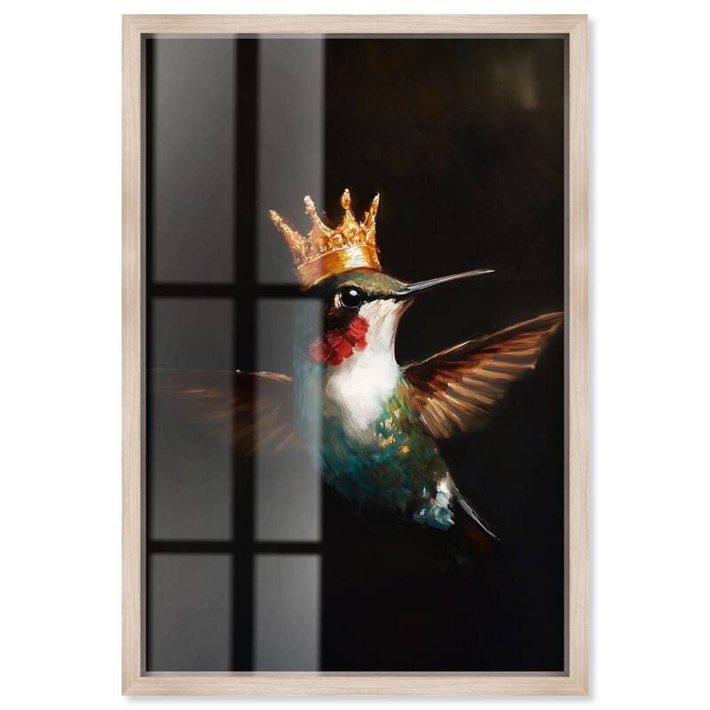 Royal Bird I Shadowbox by Art Remedy - Natural - 24" x 36"