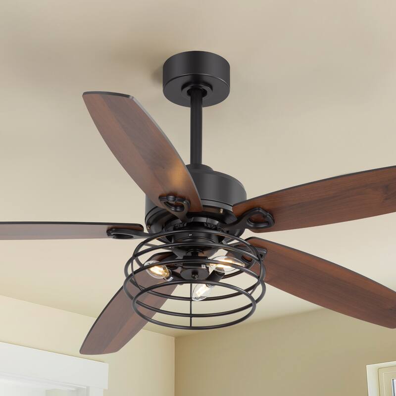Modern Ceiling Fan with LED Light & Remote Control