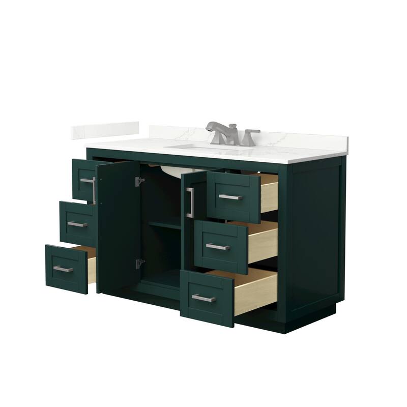 Wyndham Collection WCF292954S-QTZ-US3MXX Miranda 54" Free Standing