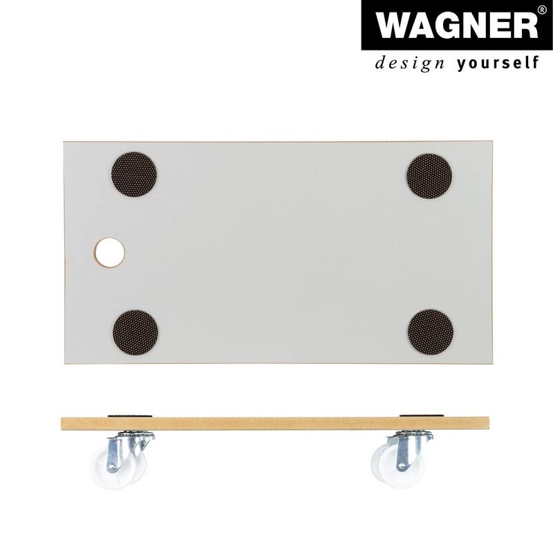 Wagner Moving Dolly with Weather-Resistant Coating, 23" x 12", Supports up to 440 lbs - 22.6x11.8x3.9