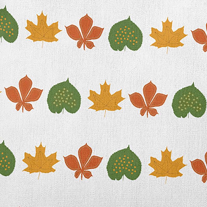 Leaf Stripe Accent Pillow