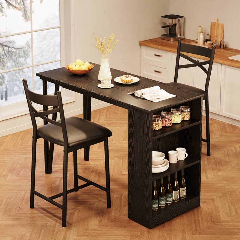 Kitchen Bar Table and Chairs for 2