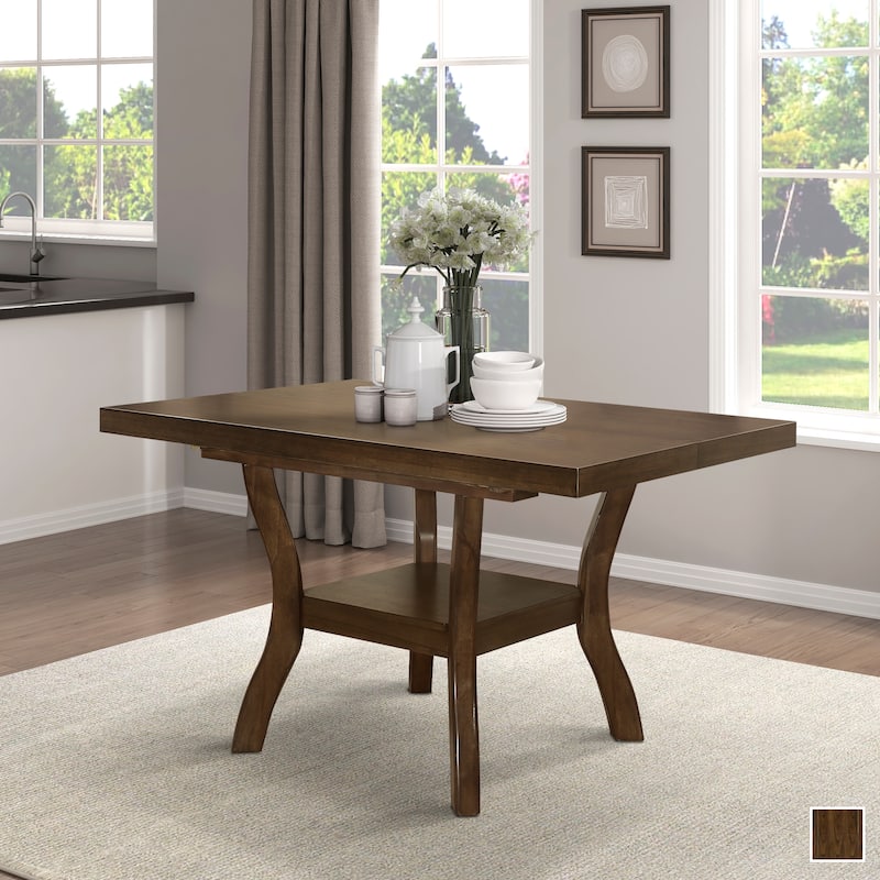 Oxberg Wood Expandable Dining Table