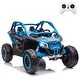 preview thumbnail 19 of 40, 2 Seats Ride on UTV with Remote Control for Kids Blue