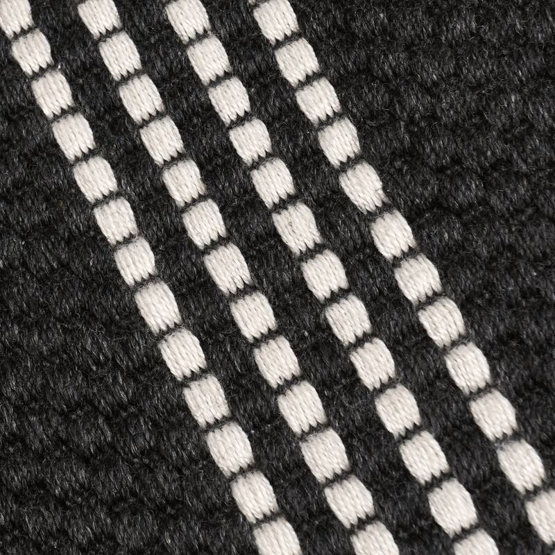 Villa by Classic Home Sorrento Handwoven Performance Stripe Fabric Rug