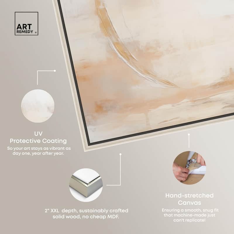 Golden Orb II Canvas by Art Remedy