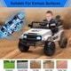 preview thumbnail 4 of 38, 12V Ride-On Truck Car for Kids, 4-Wheel Suspension