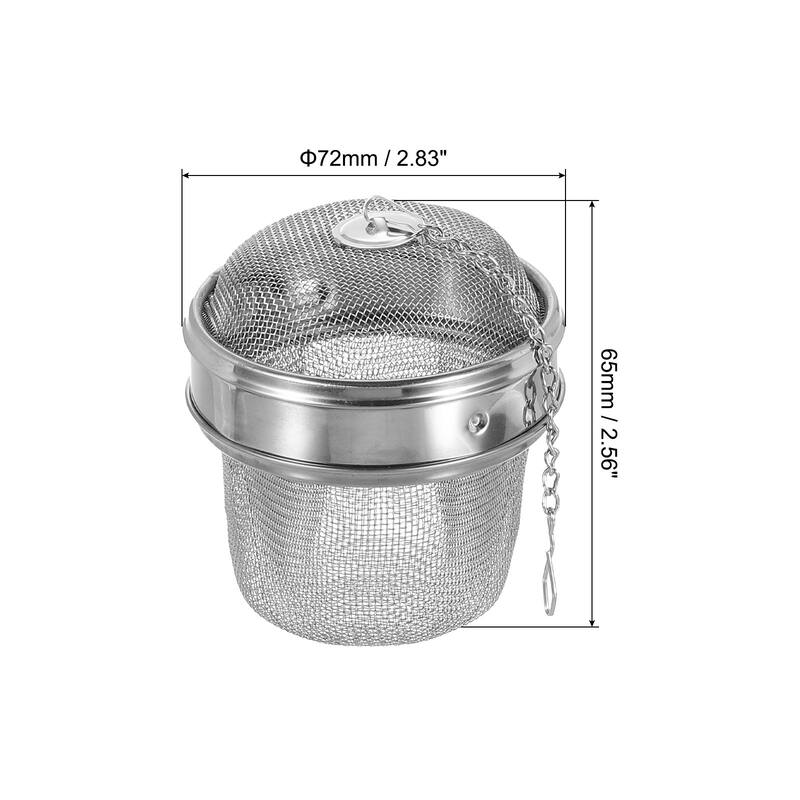 Tea Infuser Filter, Stainless Steel Tea Ball with Chain - Small Size