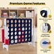 preview thumbnail 17 of 45, Costway Jumbo 4-to-Score 4 in A Row Board Game Set Outdoor Indoor Kids