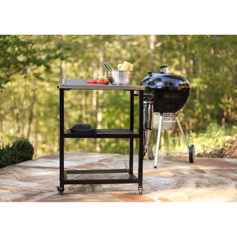 NUUK 24in Outdoor Stainless Steel Working Table