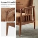 preview thumbnail 13 of 22, HULALA HOME Avidite Farmhouse Solid Wood Arm Chair with Full Assembly