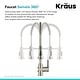preview thumbnail 9 of 139, Kraus Britt Commercial 3-Function 1-Handle Pulldown Kitchen Faucet