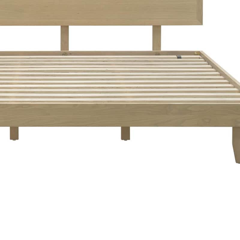 Sven Modern Oak Platform Bed Frame