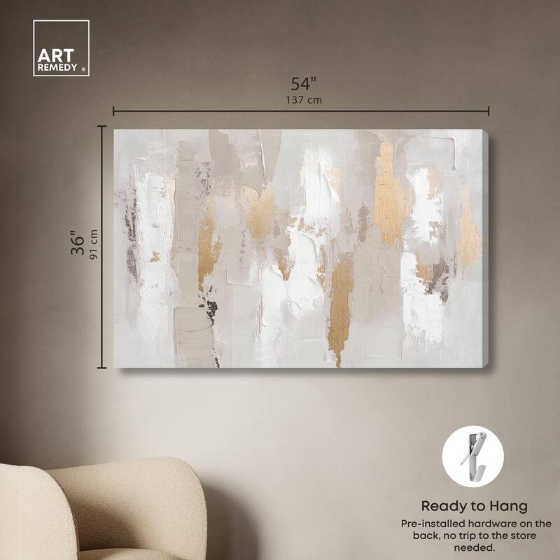 Gilded Brilliance II Canvas by Art Remedy, Gallery Wrapped