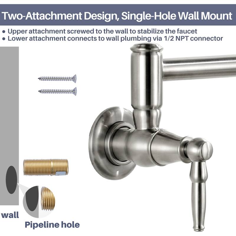 WOWOW Modern Retro Folding Filled Faucet