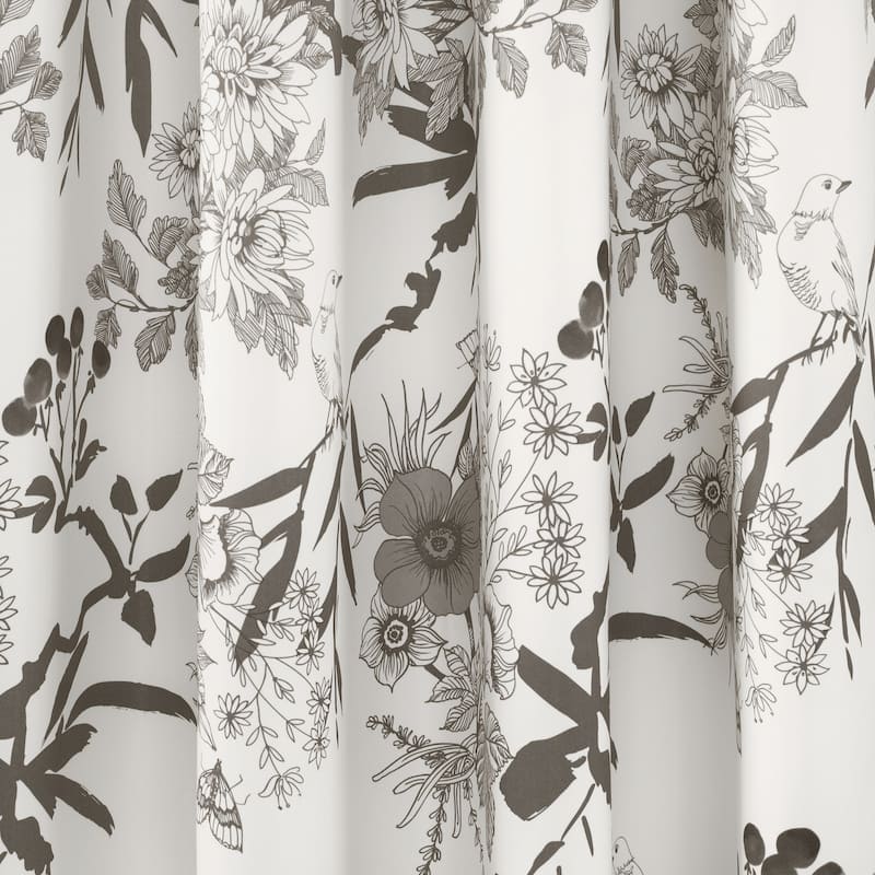 Lush Decor Botanical Garden Light Filtering Window Curtain Valance - 18" x 52"