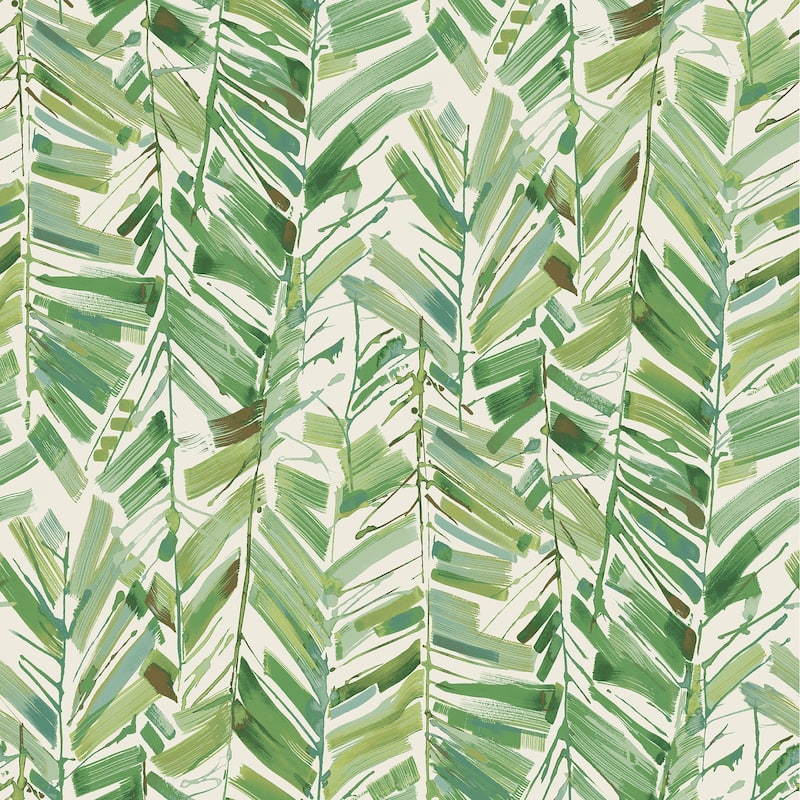 Tommy Bahama Chillin Out Aloe Peel and Stick Wallpaper - 20.5 in. W x ...