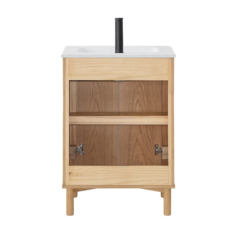 Miseno MV-MUMB24-WHT Mumbai 24" Free Standing Single Basin Vanity Set