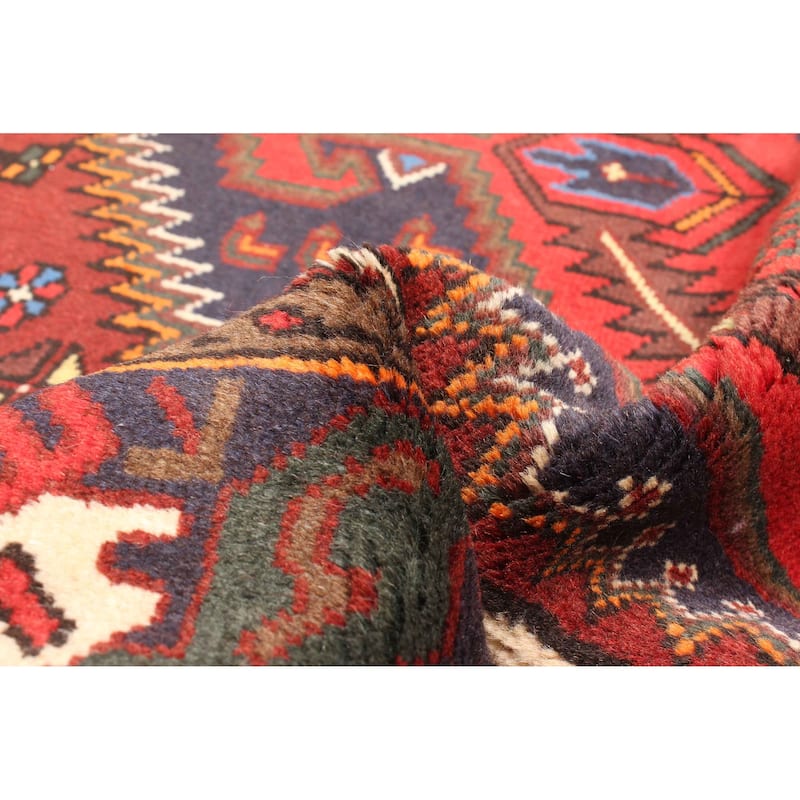 ECARPETGALLERY Hand-knotted Andelz Red Wool Rug - 4'4 x 6'4