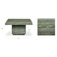 preview thumbnail 4 of 11, Poly & Bark Stilo Slab Top Concrete Coffee Table with Marble and Stone Finish