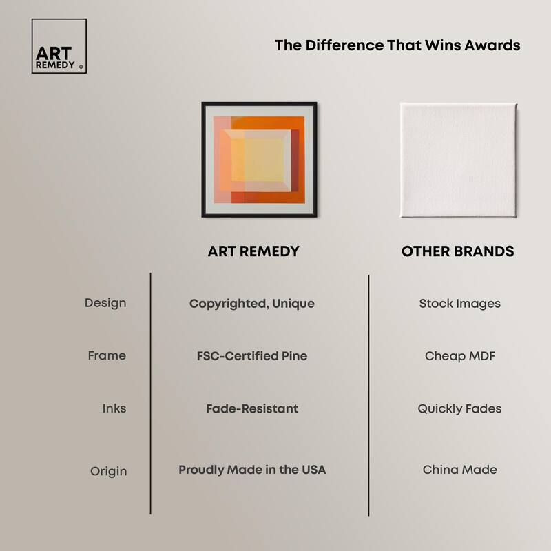 Minimal Color Blocks II Canvas by Art Remedy