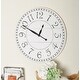 preview thumbnail 32 of 32, Oversized Farmhouse Wall Clock
