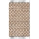 preview thumbnail 86 of 84, SAFAVIEH Handmade Cape Cod Zinca Coastal Jute Tassel Rug 2'3" x 3'9" - Charcoal/Natural - Rectangle