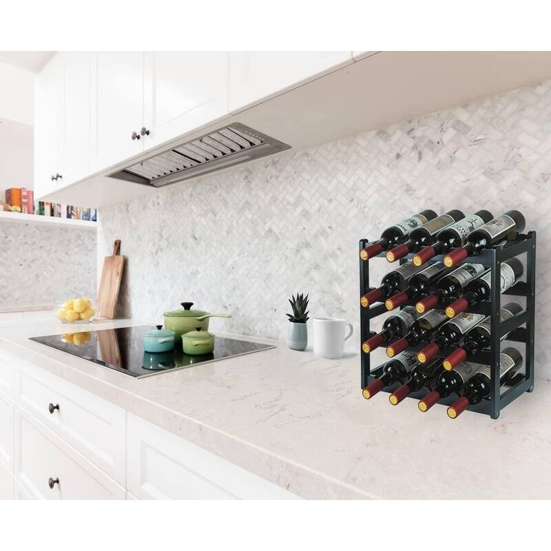 Sturdy and Durable Countertop Wine Storage Cabinet Shelf