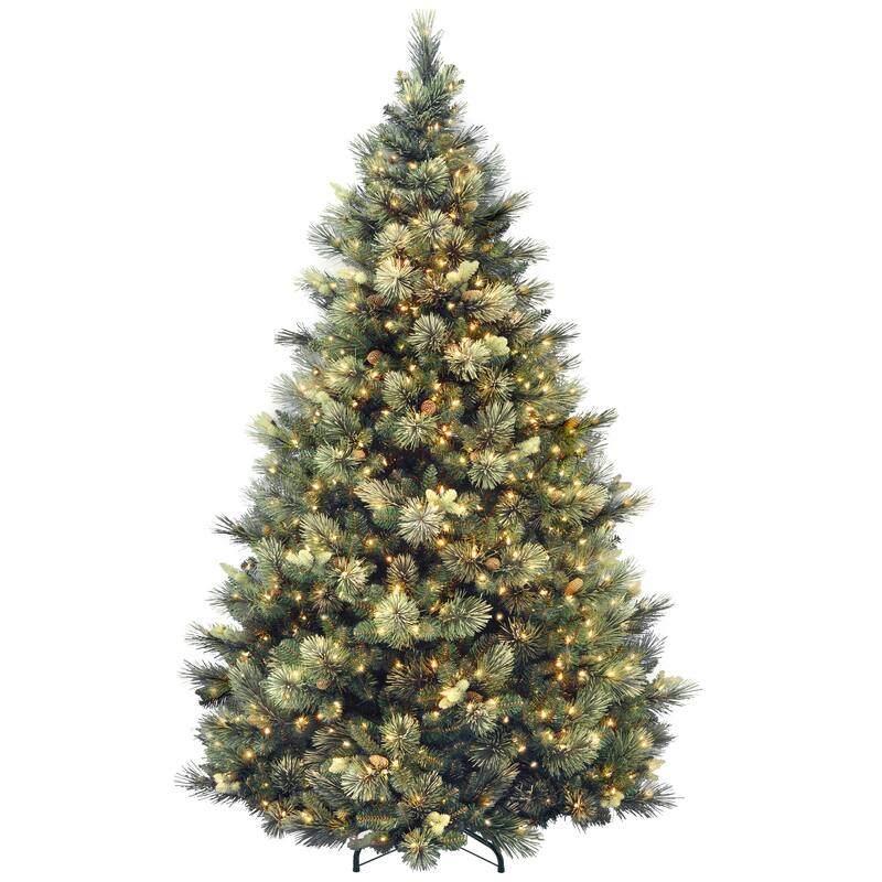 9 ft. Carolina Pine Tree with Clear Lights